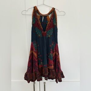 Free People boho mini dress